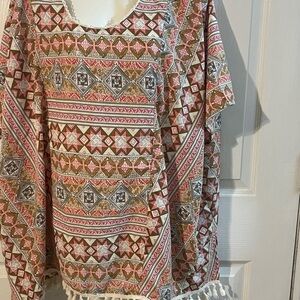 Kori Multicolor Geometric Blouse